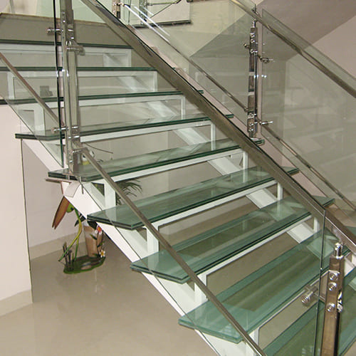 Galeri Railing Tangga Elite Art Glass - Gambar 4