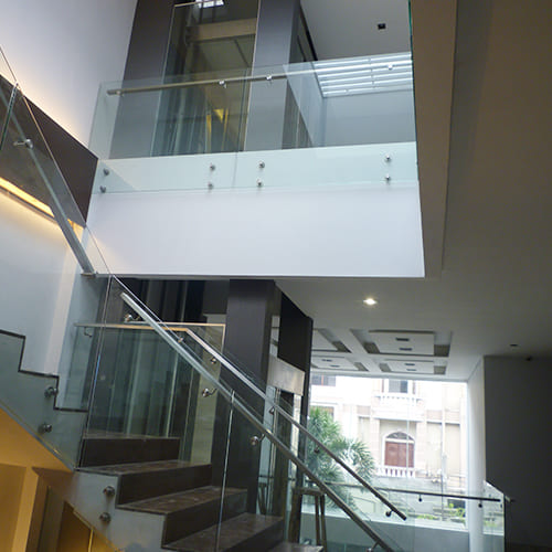 Galeri Railing Tangga Elite Art Glass - Gambar 6